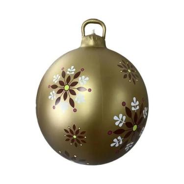 Imagem de Bola Inflável de Natal Gigante (60cm) - Decoração para Árvore de Natal