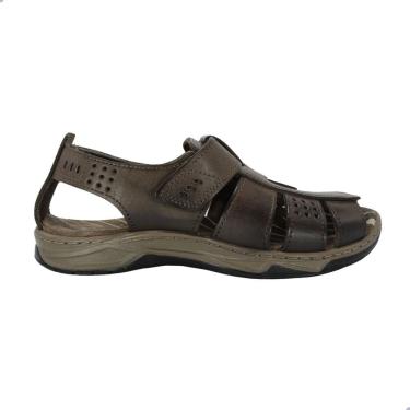 Imagem de Sandália Masculino em Couro Pegada Marrom