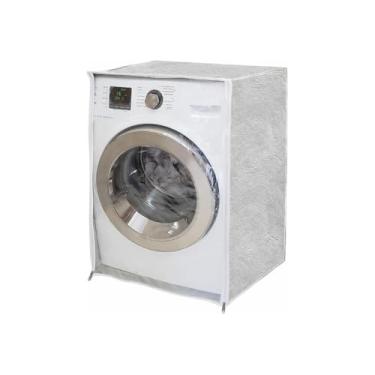Imagem de Capa para Máquina de Lavar, Poliéster e PVC, Tamanho GG, 60x84cm, Compatível com LG Direct Drive 8.5kg, Electrolux Turbo 10kg, Samsung Eco Bubble