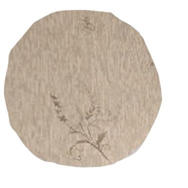 Imagem de Papel de Parede Adesivo Floral em PVC, Bege com Estampa de Linhas Delicadas, 5 Metros de Comprimento, Decorativo para Interiores