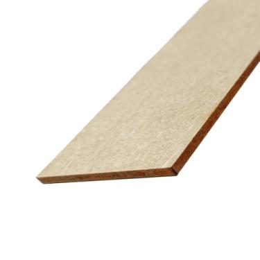 Imagem de Kit 10 Ripas de MDF Cru Chapas de Painel Ripado Para Boiserie Shiplap 3mm Placa Parede Decorativo Quarto Cabeceira(10cm,90cm)