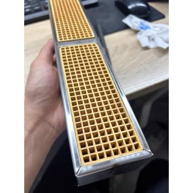 Imagem de Yitrust Fogão a lenha combustor catalítico cerâmica, substituição catalítica para fundições Vermont Defiant e Encore 6,3 cm x 33 cm x 5 cm