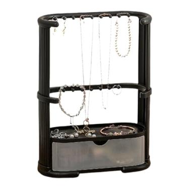 Imagem de Estante Para Joias,Suporte para Colares de 3 Níveis | Suporte Organizador De Joias | Para Cômoda, Toucador, Brincos, Pulseiras, Relógios, Quarto, Dormitório, Armário, Meninas E Mulheres