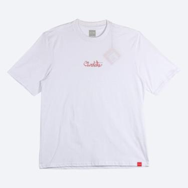 Imagem de CAMISETA CHOCOLATE SKATEBOARD SCRIPT TEE BRANCA-Unissex