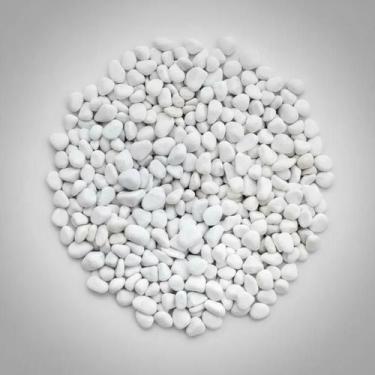 Imagem de Pedra Dolomita seixo para decoração, vasos, jardins, aquários Branca 1