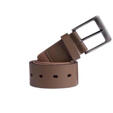 Imagem de Cinto Masculino Fasolo Elástico Caqui, Caqui, 105