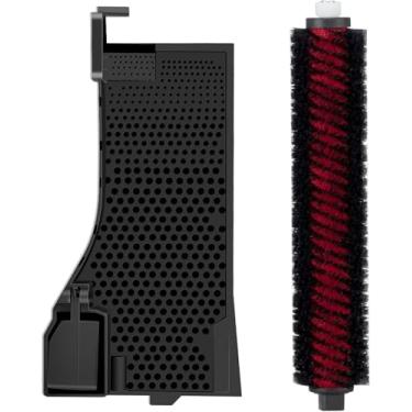 Imagem de 2 conjuntos de filtros de água de estação de sucção com peneira removível, peças de reposição compatíveis com S7 MaxV Ultra para aspirador Roborock S7 Pro/S7 MaxV Ultra, 1 filtro de água, 1 escova de