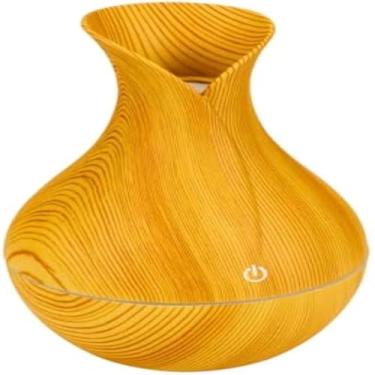 Imagem de Difusor de aroma portatil, nevoa fria, com capacidade, madeira, leve, moderno, 130ml, estiloso