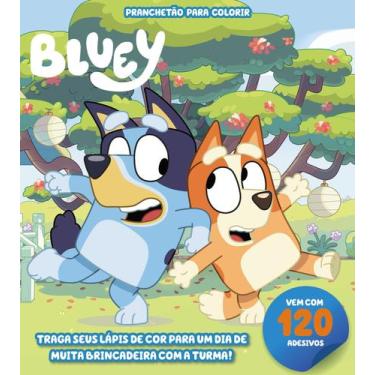 Imagem de Livro - Bluey Pranchetão para Colorir