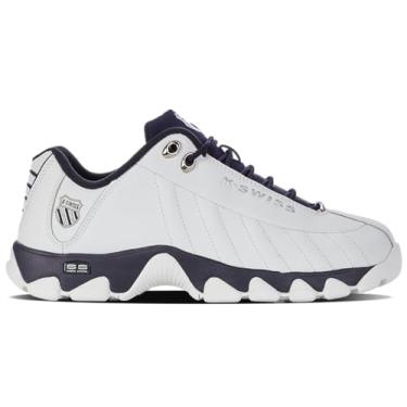 Imagem de K-Swiss Tênis masculino ST329 CMF, Branco/pavão/branco, 8