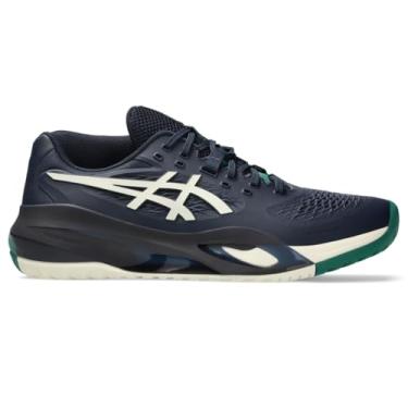 Imagem de Asics Tênis masculino Gel-Resolution X, Meia-noite/creme, 9 Wide