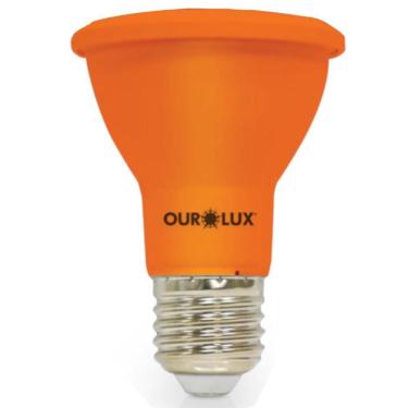 Imagem de Lâmpada Superled Par 20 Ip65 6 Watts 38º âmbar - 05486 - Ourolux Lamp.superled Par 20 6w Ip65 38g Ambar