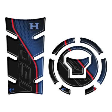 Imagem de Kit Protetor Nova Cg Fan 160 - 2025- Azul E Preto Azul E Preto