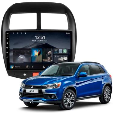 Imagem de Multimídia Adak 10P ASX Sem Cambus 2+64GB Quadcore Carplay Android Auto Gps