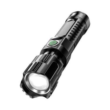 Imagem de Lanterna LED Recarregável À Prova d'Água De Alta Potência Com Zoom, 3 