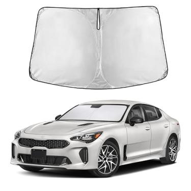 Imagem de EcoNour Bloqueador solar de para-brisa | Persiana de carro dobrável rápido | Design que economiza espaço