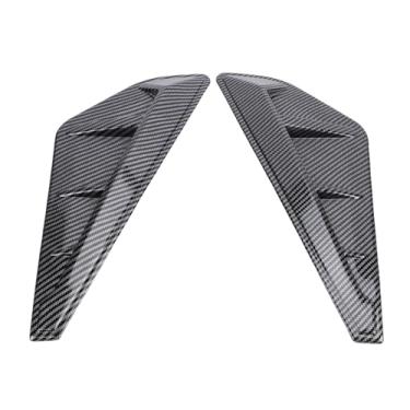 Imagem de EVGATSAUTO Pára-lamas Laterais Guarnição Ventilação de Ar Estilo M Adesivo Instalação Traseira ABS Substituição à Prova de Calor de Alta Resistência para X5 M G05 Sport Prefacelift (Estilo Fibra de