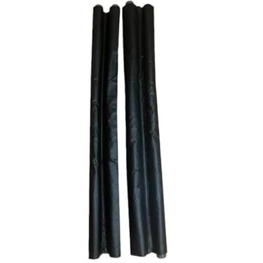 Imagem de Veda Porta Protetor Proteção de Porta Rolinho Duplo Ajustável 80cm para Embaixo da Porta Contra Poeira Insetos Vento Ruídos Uso Interno e Externo(KIT 5 PRETO)