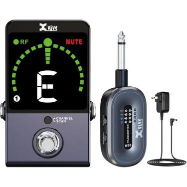 Imagem de Sistema de pedal de guitarra sem fio Xvive P58 5,8 GHz com sintonizado