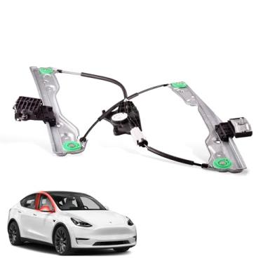 Imagem de Predep Regulador de janela elétrica do lado do passageiro dianteiro direito sem motor compatível com Tesla Model Y 2020-2023