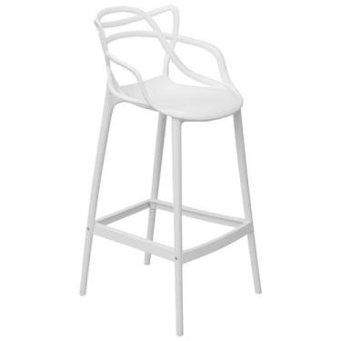 Imagem de Banqueta Solna Allegra Em Polipropileno Empilhável - Tatu Bola Móveis,