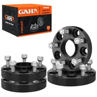 Imagem de GAHA Espaçadores de roda Hubcentric forjados 5 x 4,5 cm de espessura com furo de cubo de 64,1 mm M12 x 1,5 pinos 4 peças