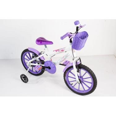 Imagem de Bicicleta Infantil Menina Aro 16 C/ ACESSÓRIOS - BLISS