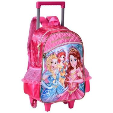 Imagem de Mochila de Rodinha 40cm Princesas Mágicas Clio PR24517K