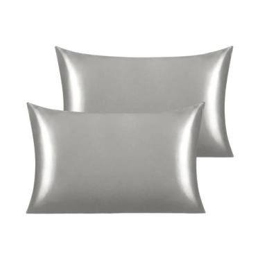 Imagem de Fronhas De Seda Satin Para Crianças, Pacote Com 2, 30X50CM, Super Maci