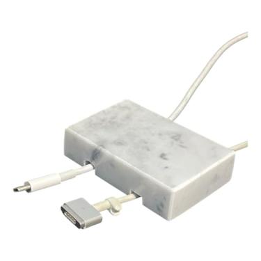 Imagem de Suporte de cabo feito à mão pela Craftsman Stoneworks – Suporte de cabo – Suporte de gerenciamento de cabos – Organizador de cabos – Suporte de cabo de mesa – Suporte de cabo – Arrumado de cabo