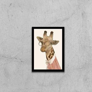 Imagem de Quadro Sr. Girafa 24X18Cm
