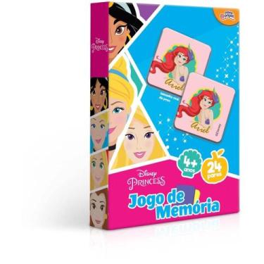 Imagem de Jogo De Memória Disney Princesas 24 Pares Toyster