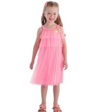 Imagem de VESTIDO ROSA FLÚOR INFANTIL MON SUCRÉ 3127128-Feminino
