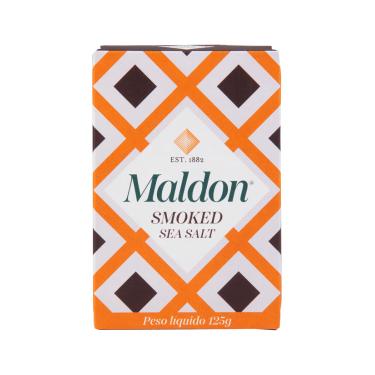 Imagem de SAL MARINHO DEFUMADO  EM FLOCOS MALDON 125g