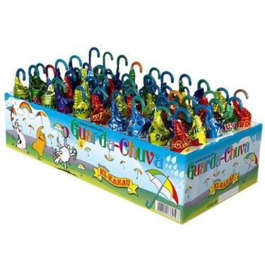 Imagem de Chocolate Guarda Chuva Kikakau Caixa 50 unidades - 340g