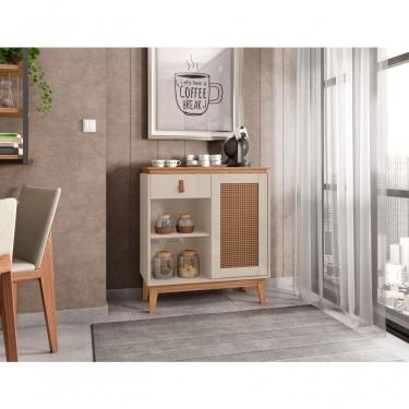 Imagem de Aparador Café Rubi Off White/noce