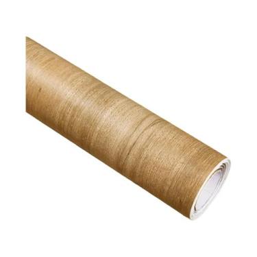 Imagem de Papel De Parede PVC Com Textura De Madeira De 55cm, Impermeável E Auto