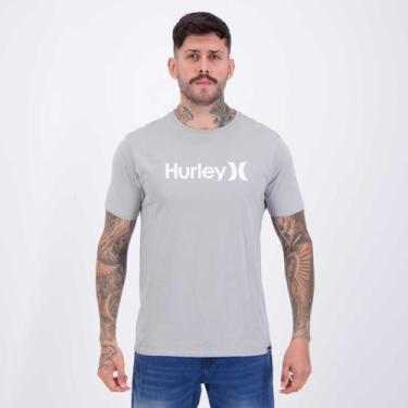 Imagem de Camiseta Hurley Silk O&ampO Solid Cinza, M