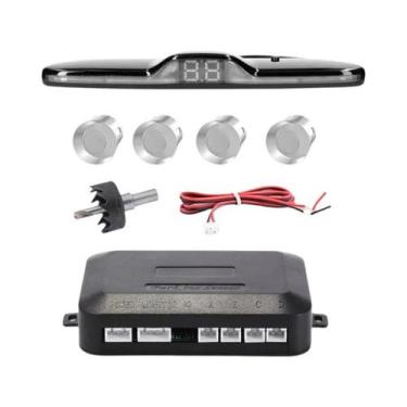Imagem de Sistema De Sensor De Estacionamento LED Com 4 Probes, Kit De Monitoram