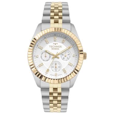 Imagem de Relógio Technos Feminino Riviera Bicolor - 6P79CC/1K
