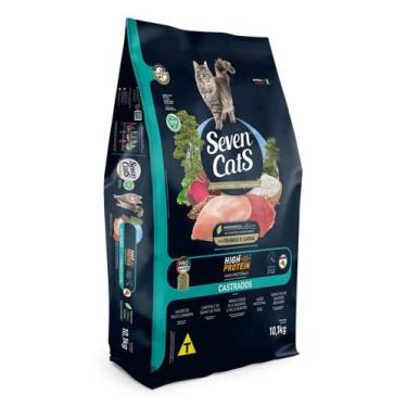 Imagem de Seven Cats  Premium Especial Castrado - Seven Cats -panelaço, 10kg, fr