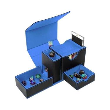 Imagem de Caixa Expositora De Cartas Colecionáveis Em Couro PU Com Janela, Armaz