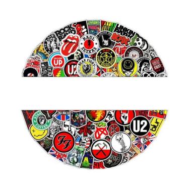 Imagem de Adesivos Estéticos De Música De Rock Para iPad, Telefone, Guitarra, Mo