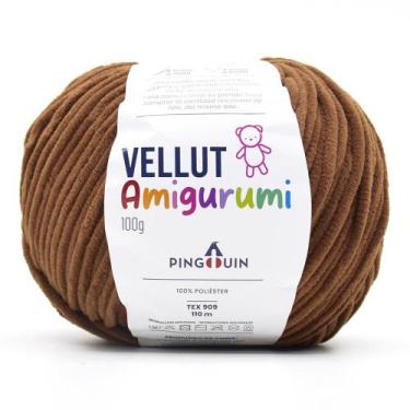 Imagem de Fio Vellut Amigurumi 100g - Pingouin, 9942 CHOCO