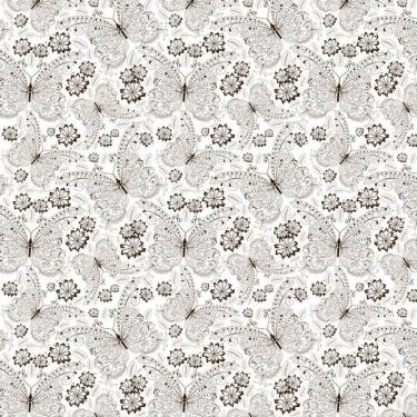 Imagem de Papel De Parede Desenhos Borboletas Autocolante Sala Quarto