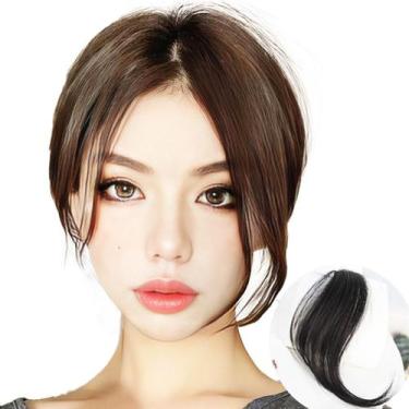 Imagem de Franja Aplique Tic Tac Idêntico Cabelo Humano Fibra Premium - - anjo d