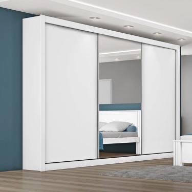 Imagem de Guarda Roupa Casal Com Espelho Costas 3mm - Toronto Europa