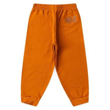 Imagem de Calça Inverno Menino Canela em Moletom Estampa MLK, 10