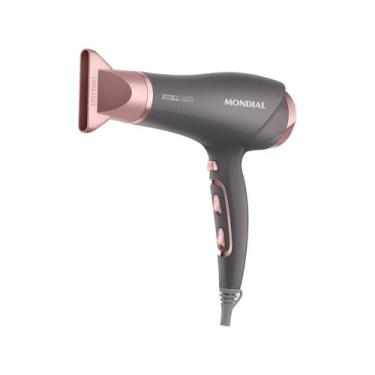 Imagem de Secador de Cabelos Grafite rose Scn11 220v - Mondial, Grafite e Rosé, 