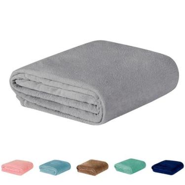 Imagem de Manta Cobertor Microfibra Mantinha Queen 2,40m x 2,20m Aveludada - Bel